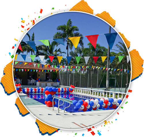 Banderines de colores Banner